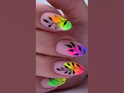 Идеи яркого весеннего маникюра 💐 - YouTube