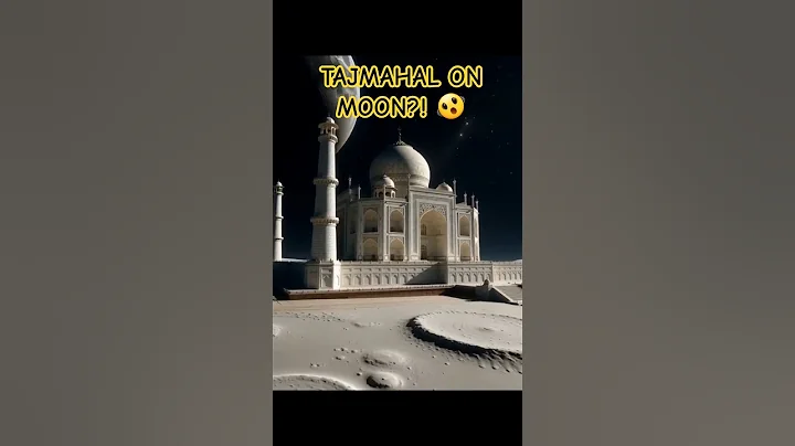 When Taj Mahal Landed on the Moon…😱🇮🇳🚀 | Tajmahal | shorts | AI video #shorts #ytshorts #tajmahal