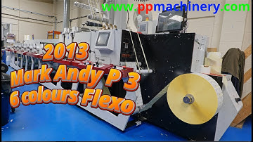 Mark Andy P3 6 colours flexo press - Performance Series
