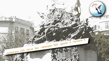 Tutorial ImageMagick Punteado desaturado