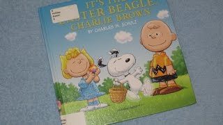 Its The Easter Beagle Charlie Brown Childrens Read Aloud Story Book For Kids By Schulz