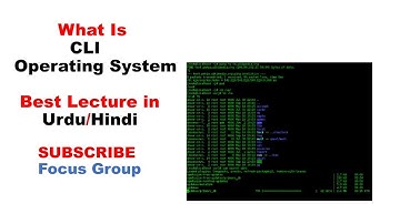 What is Command Line interface || Operating System || Lecture in Urdu/Hindi