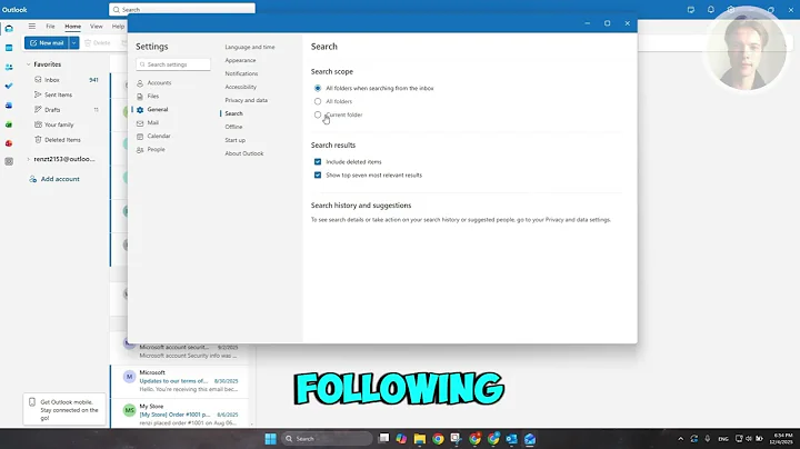 How To Fix Outlook Search Not Working | Step By Step