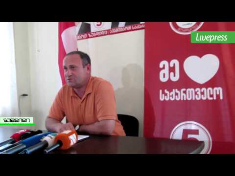 თეიმურაზ ბასილაიას ბრიფინგი