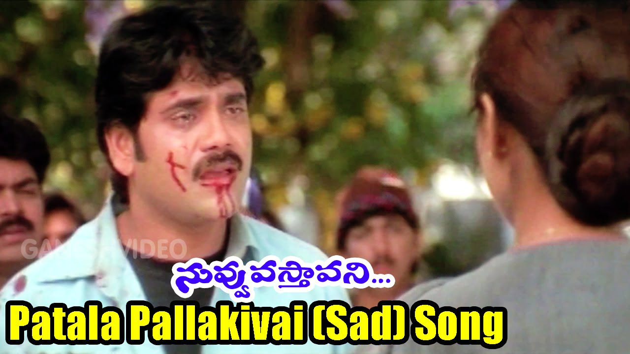 Nuvvu Vasthavani Songs   Patala Pallakivai Sad   Akkineni Nagarjuna Simran Bagga   Ganesh Videos