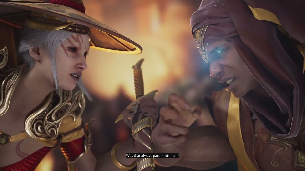 Mortal Kombat 1 Ashrah vs Geras