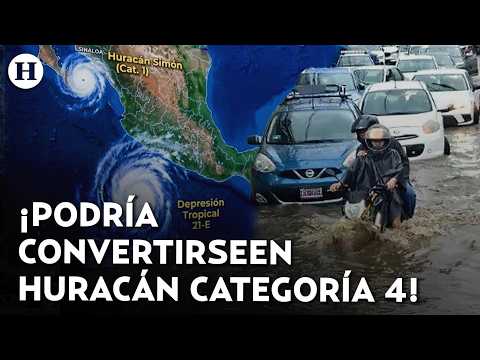 ¡Un nuevo huracán amenaza a México! Trudy ya es huracán categoría 1 y Simon podría intensificarlo