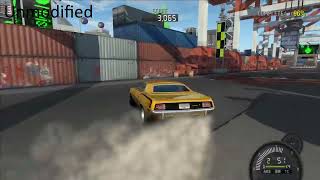 Need for Speed Prostreet Physics rework mod: Chicane Drift Testing