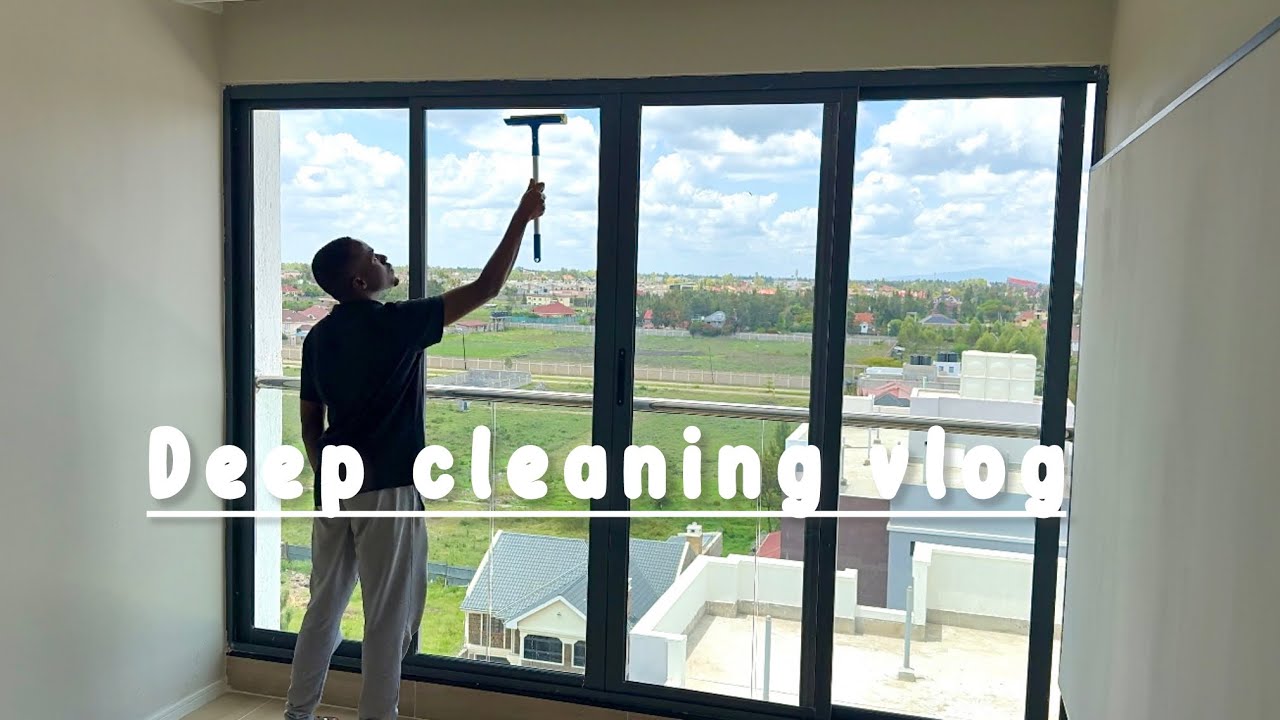 Moving vlog Ep 2 : Deep cleaning my new apartment | life of a kenyan boy | moving out diaries