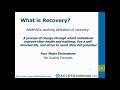 Recovery Oriented Outcomes and Measurements