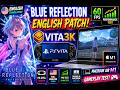 ᴍᴀᴄ🄾🅂 Blue Reflection (VITA) English Translation Gameplay 🎮 VITA3k 📈 Performance Test📉  [M1] 💻 AIR