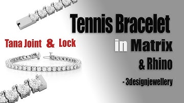 || Tennis Bracelet & Tana Joint💠|| #Rhino #easystep #matrix9
