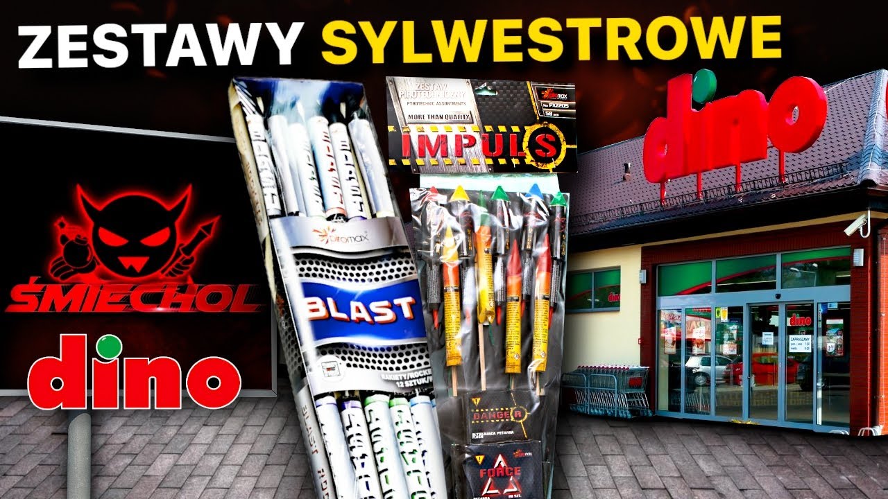 Fajerwerki z Dino zestaw Rakiet Impuls oraz Rakiety Blast Piromax! Dino 2025/2026