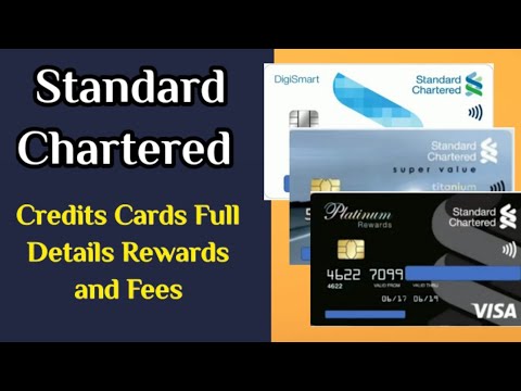 Standard chartered credit card | Platinum Reward | Digismart | SuperValue Titanium