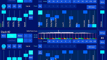 DJDJ Mixing App from Rodrigo Yanez, Demo for the iPad