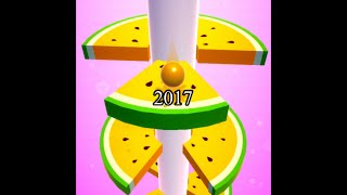 Helix Fruit Jump Gameplay screenshot 2