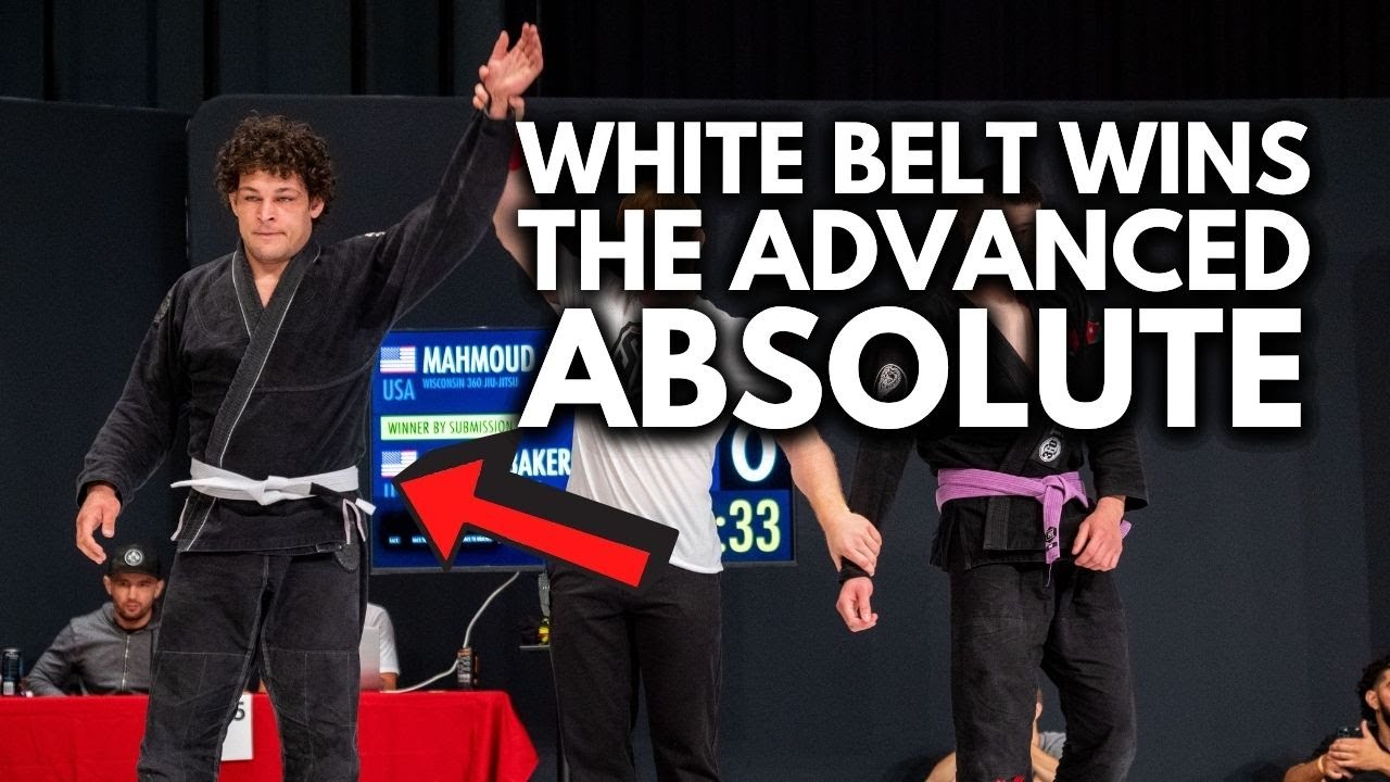 BJJ WHITE BELT WINS THE ADVANCED ABSOLUTE | Mahmoud Jabr vs Austin Baker