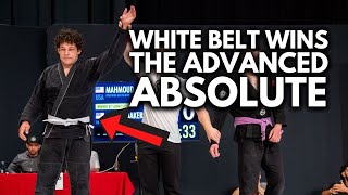 Bjj White Belt Wins The Advanced Absolute | Mahmoud Jabr Vs Austin Baker