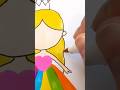 How To Draw A Rainbow Princess Step By Step 
