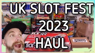 My haul from the 2023 UK slot car festival, prototypes, retro scalextric and HO grail pieces