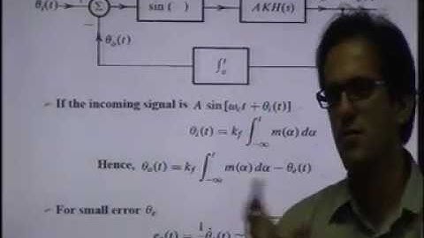 Comm. Systems Lecture # 22 Part B (FM/PM demodulation using PLL)