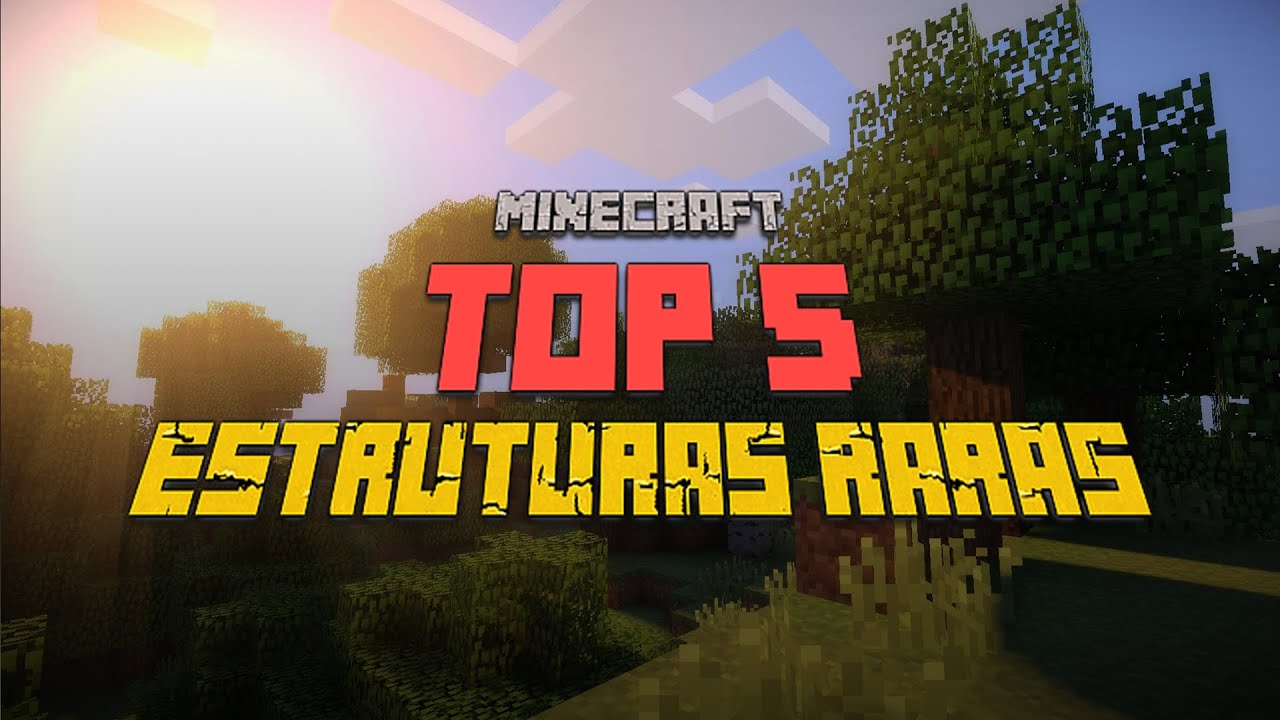 Top 5 Estruturas Raras | Rare Structures - Minecraft - YouTube