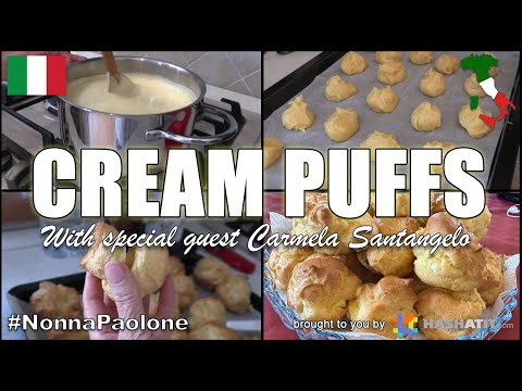 Episode 62 - We're Making Italian Cream Puffs In Castropignano W Special Guest Carmela Santangelo