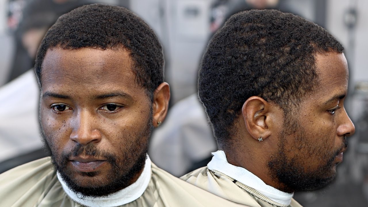 HAIRCUT TUTORIAL: LOW TAPER ON 360 WAVES | BEARD TRIM | CRISPY LINE UP