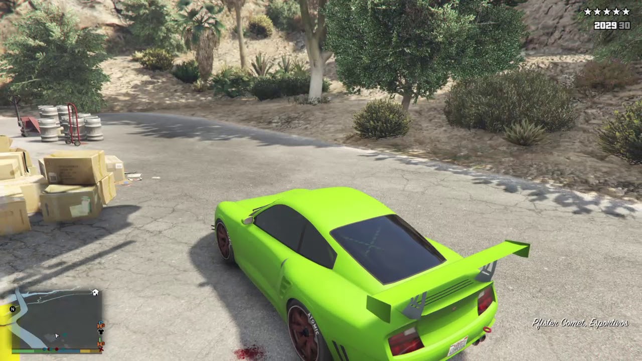 GTA 5 - Five Star Escape Shootout from Hookies Bar - YouTube