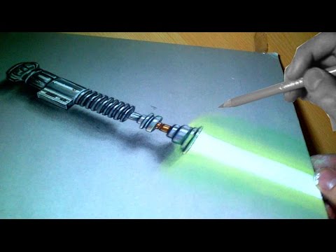 How to Draw a Lightsaber  Really Easy Drawing Tutorial  Lightsaber Easy  drawings Lightsaber drawing