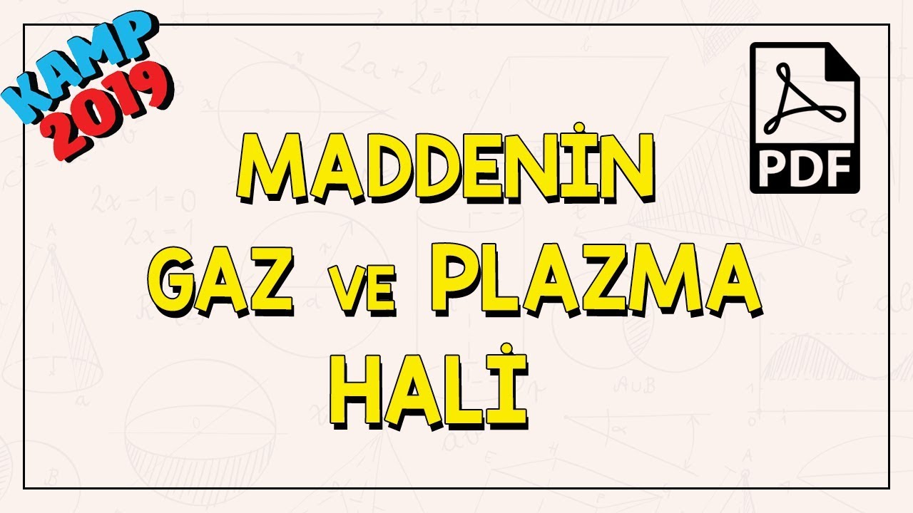 Maddenin Gaz ve Plazma Hali YouTube
