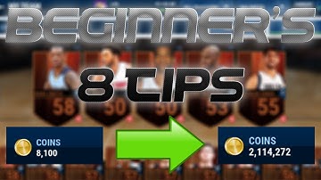 NBA Live Mobile - 8 Tips For Beginners - Coin Making and More!