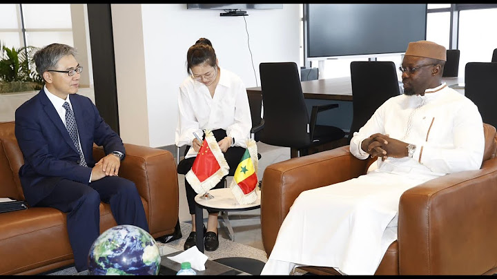 Visite du PM Ousmane Sonko en chine au menu d'Actu en bref