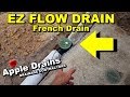 EZ FLOW DRAIN PIPE, DIY French Drain