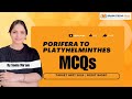 Porifera to Platyhelminthes MCQs | Animal Kingdom | #neet2026 | Sonia Ma’am #porifera #mcqs #neet