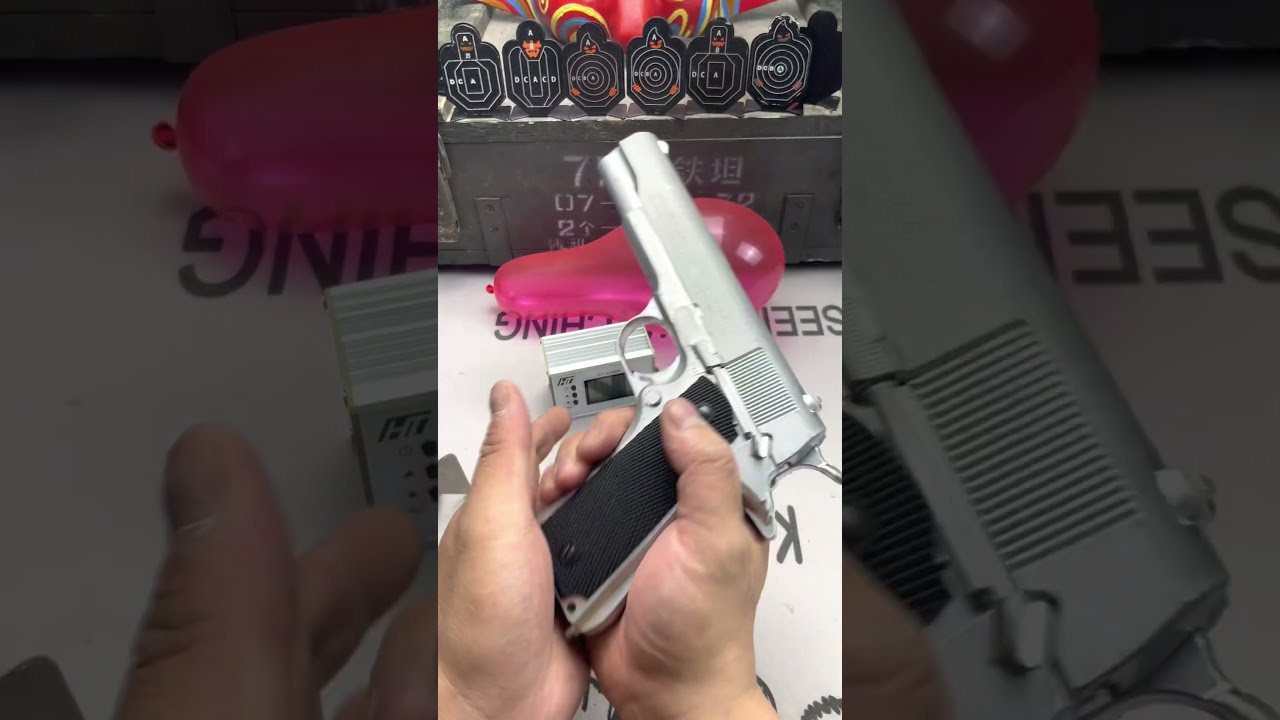 Who Needs This Colt M1911 Toy Gun Which Can Shoot Gel Balls 