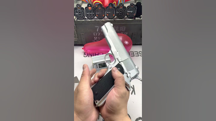 Who needs this colt m1911 toy gun which can shoot gel balls?