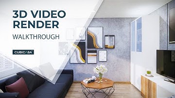 3D Video Render Walkthrough Example.