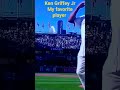 Ken Griffey Jr a true baseball legend I have a autographed baseball from him