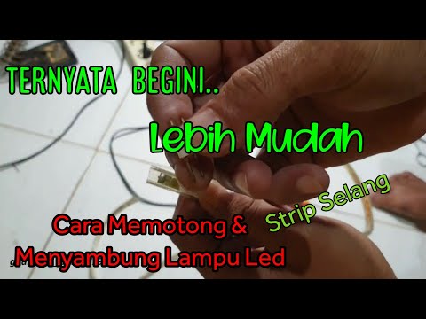 CARA MEMASANG LAMPU LED STRIP DIPLAFON. 