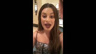 Lea Michele&#39;s Instagram Live from Entertainment Weekly&#39;s &quot;The Mayor&quot; Panel