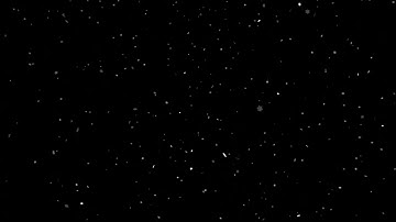 Blender - Particles as snow example 1