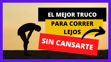 ¿Cómo puedo correr durante mucho tiempo sin cansarme?