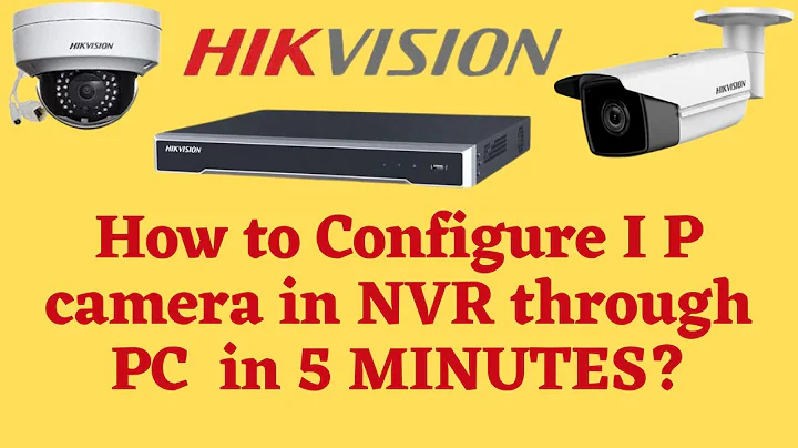 HOW TO PROGRAM HIKVISION IP CAMERA IN NVR FROM PC USING SADP TOOL