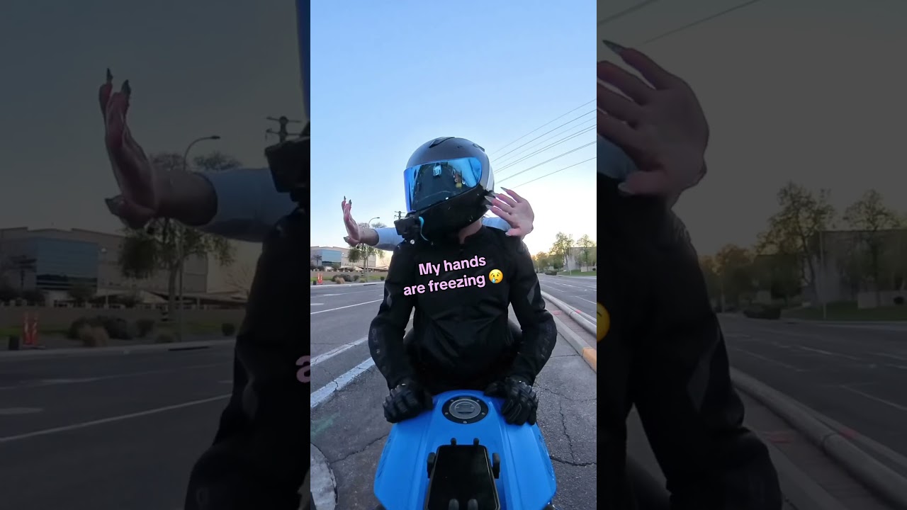 Her hands are freezing🥶