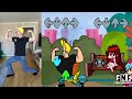 Friday Night Funkin VS Johnny Bravo In Real Life 
