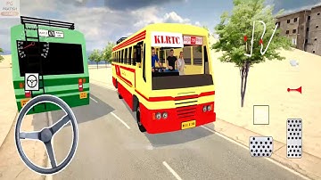 KSRTC Bus Driving Games for Android | Bharat Bus Simulator 3D Game Android Gameplay