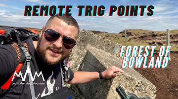 Bagging some Remote Trig Points in The Forest Of Bowland, Hawthornthwaite Top Fell, Hazelhurst Fell