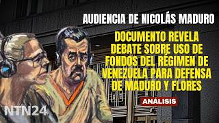 Document reveals debate over use of Venezuelan regime funds for the defense of Maduro and Flores screenshot 3