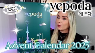 YEPODA BEAUTY ADVENT CALENDAR UNBOXING 2025 | K-BEAUTY & SKINCARE ✨ AD | MISS BOUX